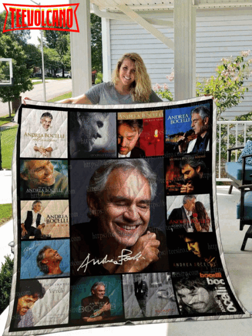 Andrea Bocelli 3D Quilt Blanket