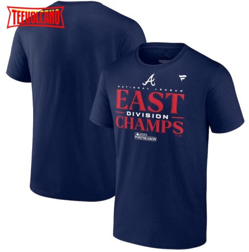 Atlanta Braves 2023 NL East Division Champions Locker Room T-Shirt