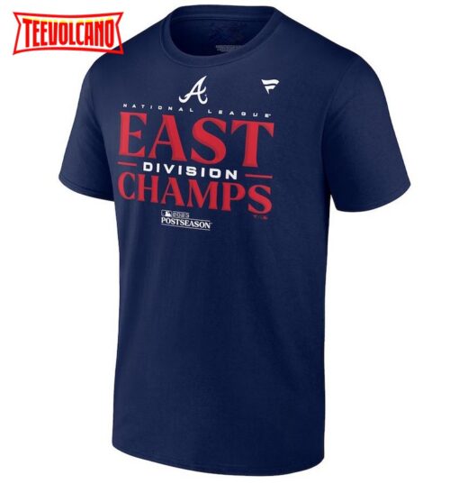 Atlanta Braves 2023 NL East Division Champions Locker Room T-Shirt