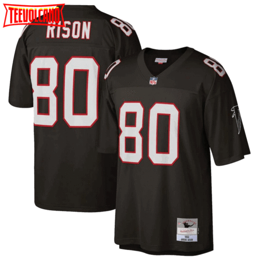 Atlanta Falcons Andre Rison Black 1992 Throwback Jersey