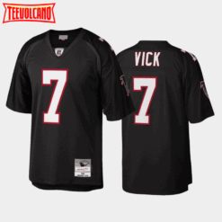 Atlanta Falcons Michael Vick Black 2002 Throwback Jersey