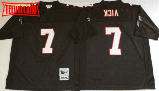 Atlanta Falcons Michael Vick Black Throwback Jersey