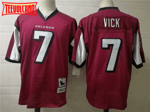 Atlanta Falcons Michael Vick Red Throwback Jersey