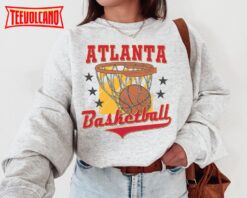 Atlanta Hawk, Vintage Atlanta Hawk Sweatshirt T-Shirt, Atlanta Basketball Shirt