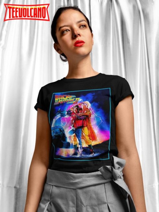 Back to the Future Poster 80s Movie T-Shirt