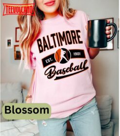 Baltimore Gameday Shirt Retro Baltimore Baseball Shirt