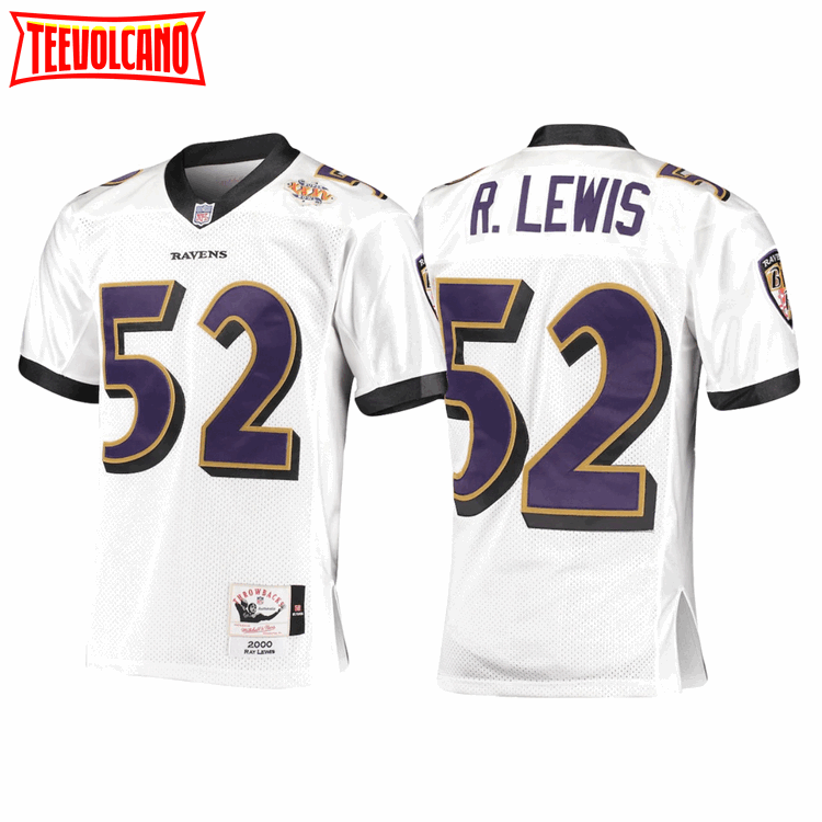 Women's Baltimore Ravens Ray Lewis Nike White Game Jersey