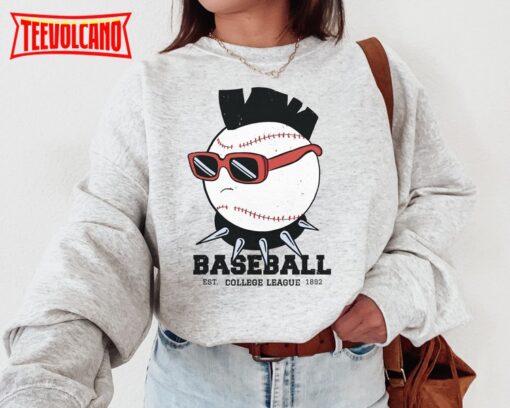 Baseball College League Sweatshirt T-Shirt