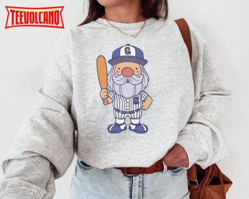 Baseball Gnomes Sweatshirt T-Shirt, Gnom Playing Baseball Shirt