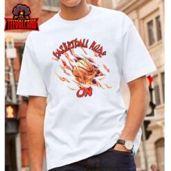 Basketball Clothing Basketball mode on basketball and flames Pullover Hoodie