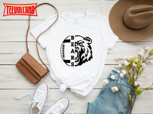 Bears Football Shirt, School Mascot Shirt, Bears Shirt