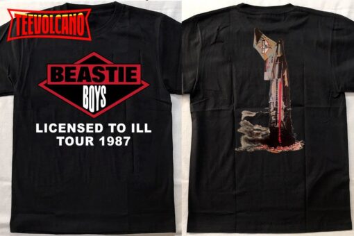 Beastie Boys Licensed To Ill Tour 1987 T-Shirt, Beastie Boys Tour ’87 Promo T-Shirt