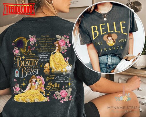 Belle T-Shirt, Beauty And The Beast Shirt, Retro Disney Princess Shirt