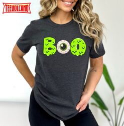 Boo Halloween Shirt, Cute Ghost Shirt, Retro Kid Halloween Shirt