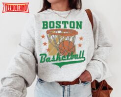 Boston Celtic, Vintage Boston Celtic Sweatshirt T-Shirt, Boston Basketball Shirt