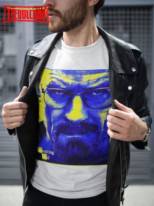 Breaking Bad Fan Art Poster T Shirt, Breaking Bad Clothing Stylized T Shirt