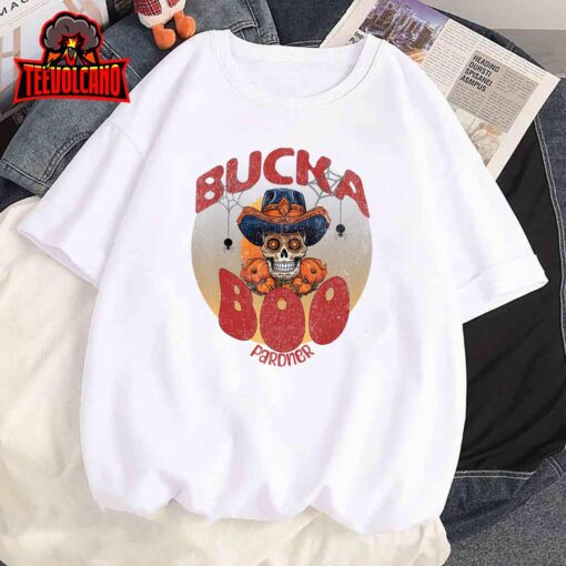 BuckaBoo – Halloween Cowboy Sugar Skull T-Shirt