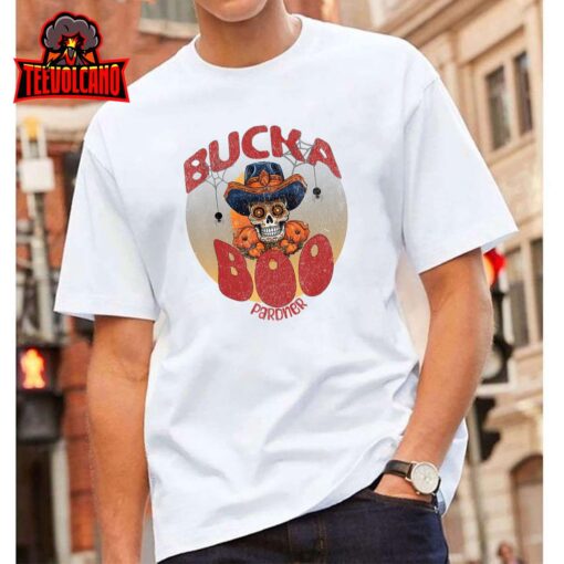 BuckaBoo – Halloween Cowboy Sugar Skull T-Shirt