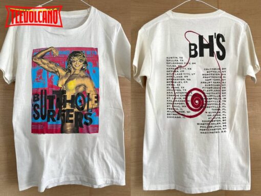 Butthole Surfers Independent Worm Saloon Tour 1993 T-Shirt