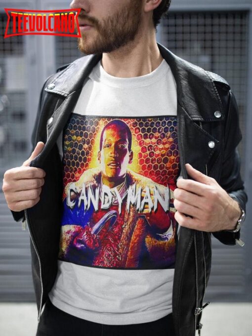 Candyman Movie Poster T Shirt, 90s Horror Movie Graphic T Shirt