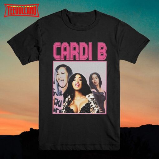 Cardi B T Shirt Bottzilla Vintage Style 90S Inspired Classic T-Shirt