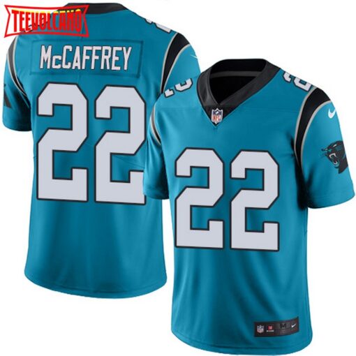 Carolina Panthers Christian McCaffrey Blue Limited Jersey