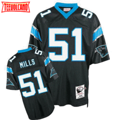 Carolina Panthers Sam Mills Black Throwback Jersey