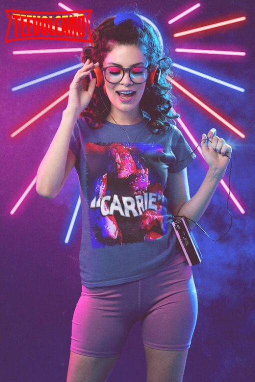 Carrie Movie Poster Style Horror Film Shirt