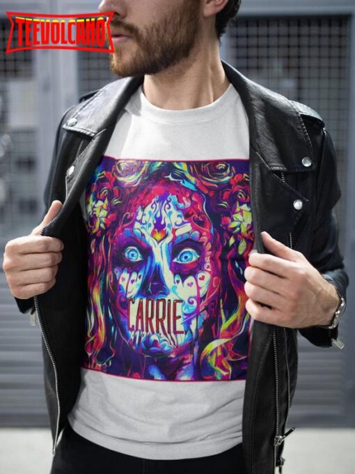 Carrie Movie Poster Style T Shirt, Classic Horror Film Shirt