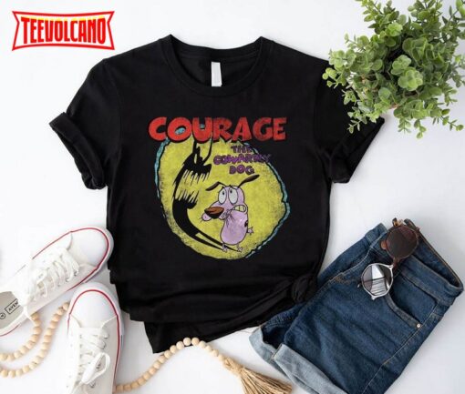 Cartoon Network Courage The Cowardly Dog Shadow T-Shirt