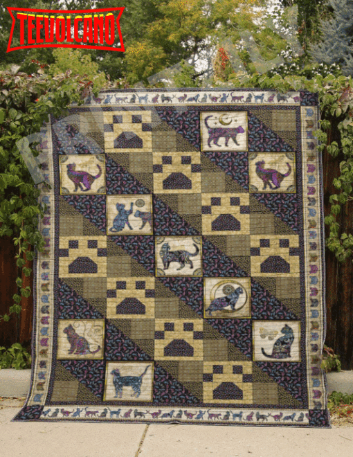 Cat Don’T Let Me Down 3D Quilt Blanket