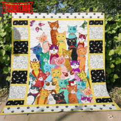 Cat For Cat Lovers 3D Quilt Blanket