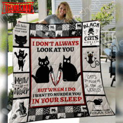 Cat In Your Sleep 3D Quilt Blanket