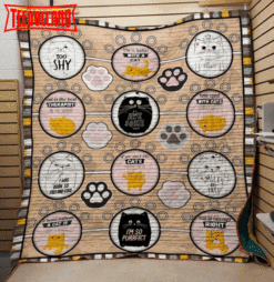 Cat Is Always Right 3D Customized Quilt Blanket