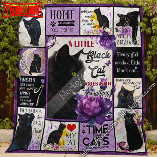 Cat Loe Like That 3D Quilt Blanket