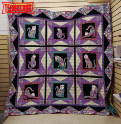 Cat Sad 3D Customized Quilt Blanket