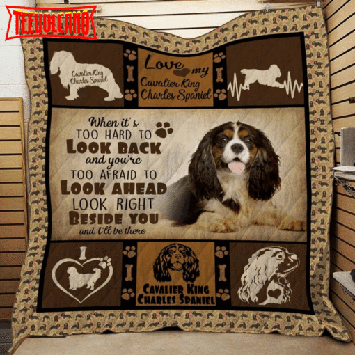 Cavalier King Charles Spaniel Ckcs 3D Quilt Blanket