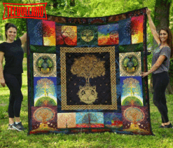 Celtic Changing Season 3D Quilt Blanket