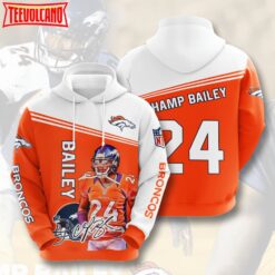 Champ Bailey Denver Broncos 3D Printed Hoodie Zipper