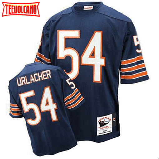 Chicago Bears Brian Urlacher Navy Throwback Jersey