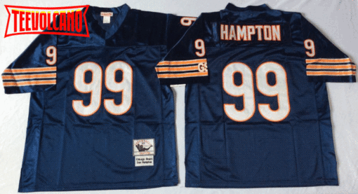 Chicago Bears Dan Hampton Navy Throwback Jersey