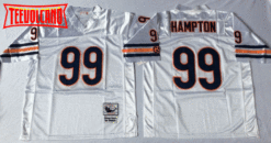 Chicago Bears Dan Hampton White Throwback Jersey