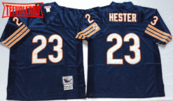 Chicago Bears Devin Hester Navy Throwback Jersey