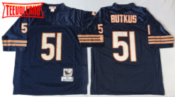 Chicago Bears Dick Butkus Navy Throwback Jersey