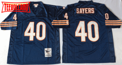 Chicago Bears Gale Sayers Navy Throwback Jersey