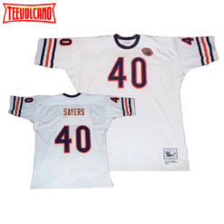 Chicago Bears Gale Sayers White Throwback Jersey