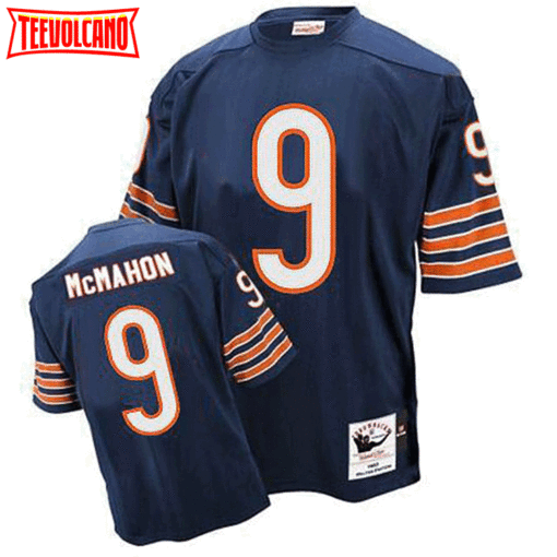 Chicago Bears Jim McMahon Navy Throwback Jersey