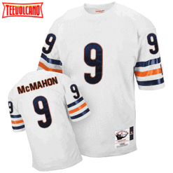 Chicago Bears Jim McMahon White Throwback Jersey