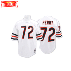 Chicago Bears William Perry White Throwback Jersey