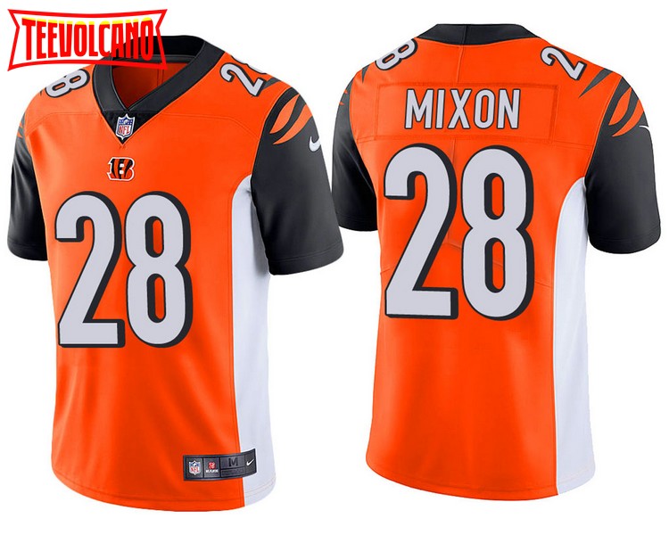 Cincinnati Bengals Joe Mixon Orange Limited Jersey